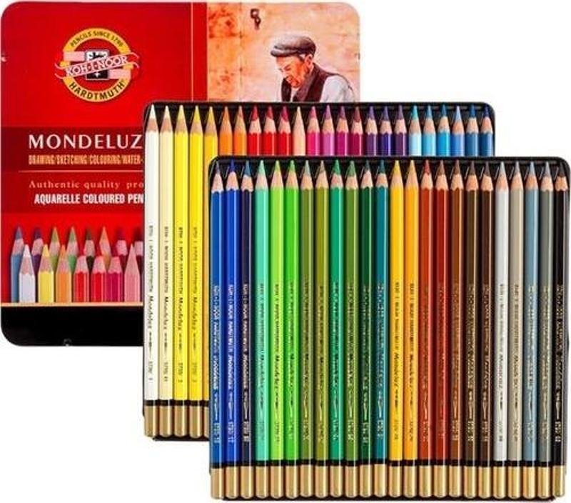 Kohinoor Mondeluz Aquarell Sulandırılabilir Kalem 48'li N:3726