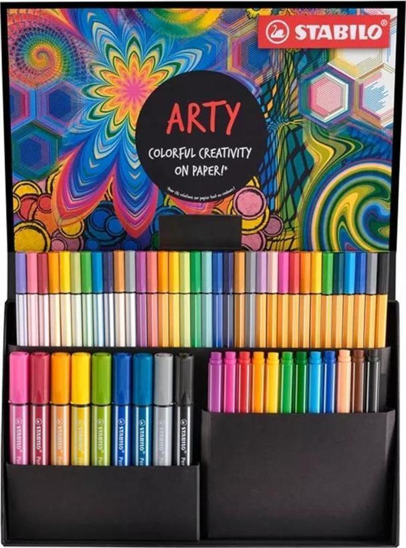 Kreatif Keçe Uçlu Set Arty 55'li YENİ 77/6-3-20 51001073