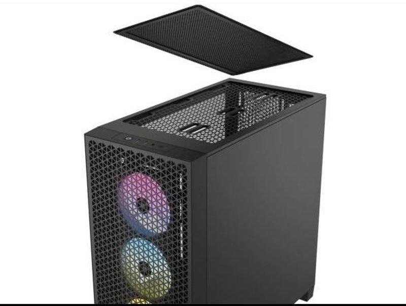 iCUE 3000D AIRFLOW Tempered Glass USB 3.2 Siyah ATX Mid Tower Kasa