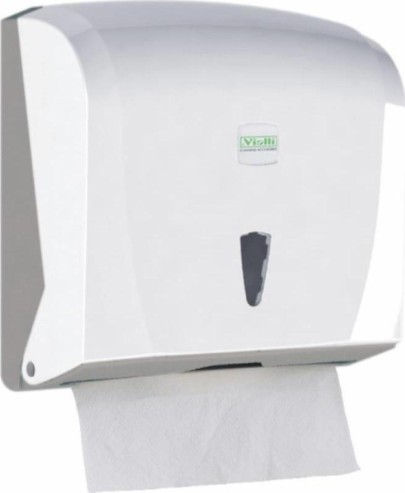 Vialli K20 Z Katlı Kağıt Havlu Dispenseri 200'lü Beyaz