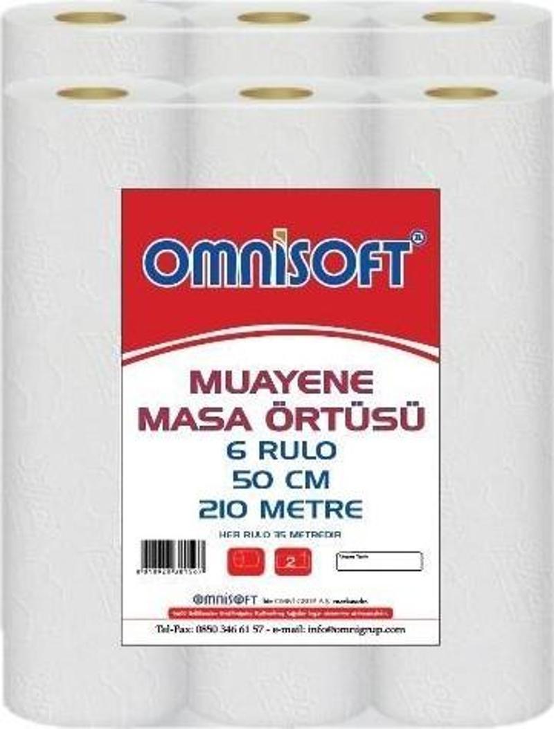 Extra Muayene Masa Örtüsü 50 cm 6 Rulo 210 mt