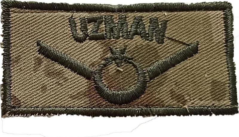 Uzman Onbaşı Göğüs Rütbesi Kamuflaj Yeni Tip TSK Cırtlı Tişört Rütbesi