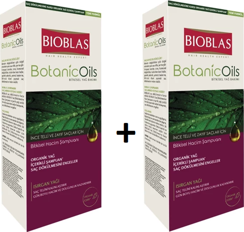 Botanic Oils İnce Telli Saçlar Isırganlı 360 ml x 2 Adet