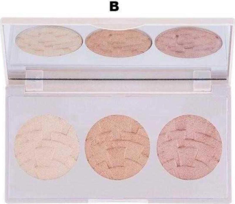 3'lü Aydınlatıcı Paleti B - Highlighter