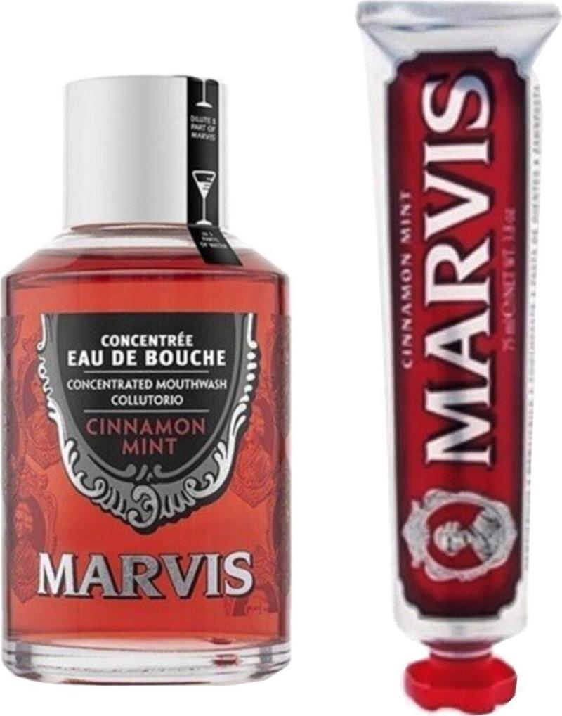 Diş Macunu 85ml 8004395111763 Ağız Gargarası Cinnamon Mint - Tarçın 120 ml