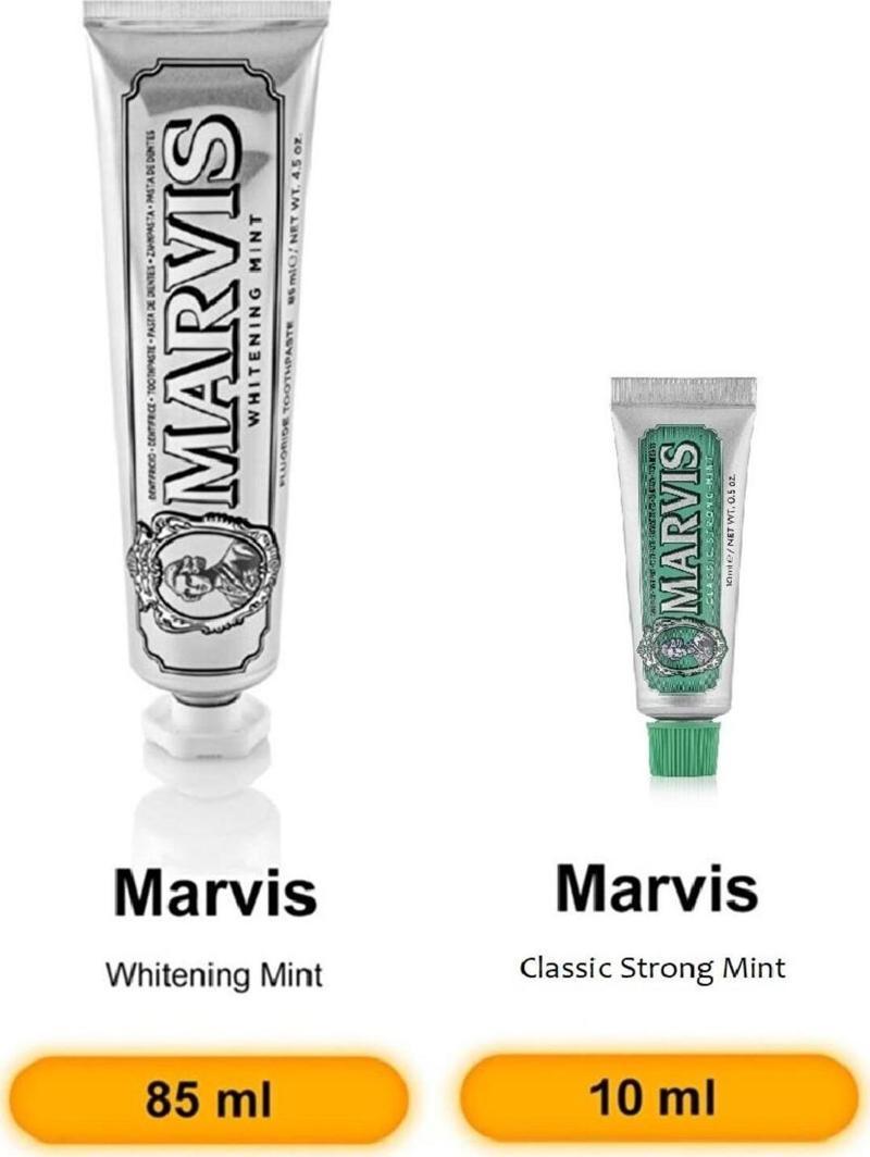 Whitening Mint Diş Macunu 85 ml Classic Strong Mint 10 ml