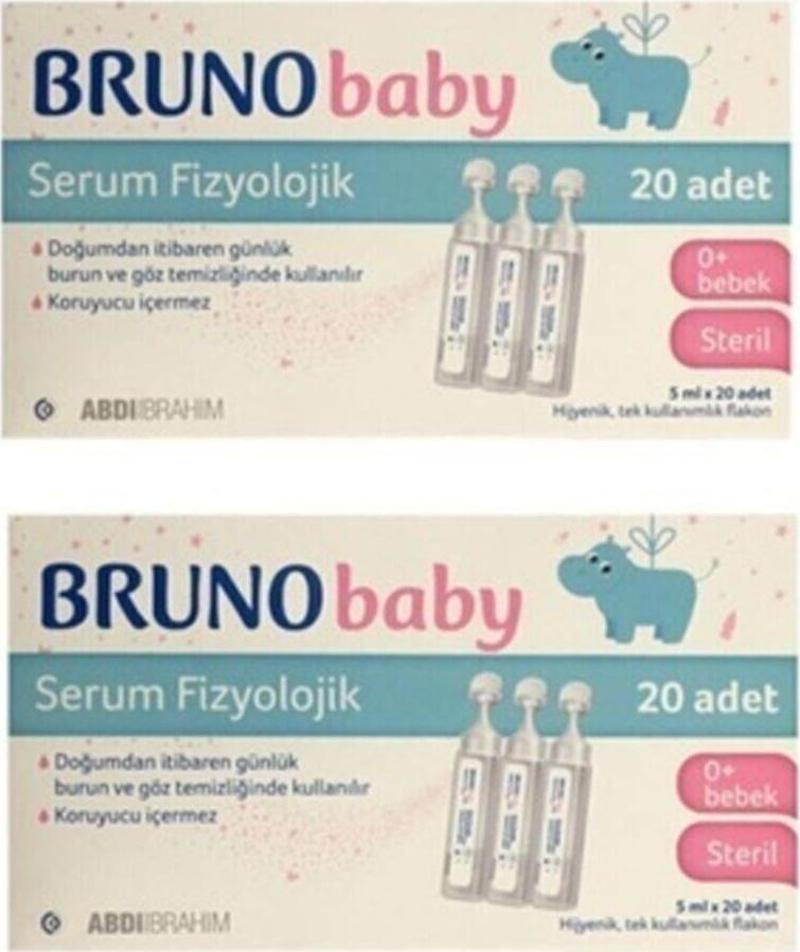 Serum Fizyolojik Damla 5 Ml X 20 Flakon (2 Kutu)