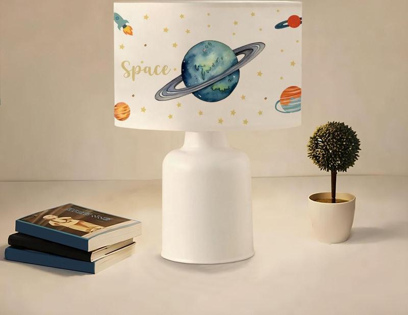 Kids Space Uzay Temalı Çocuk Odası Abajur 241290