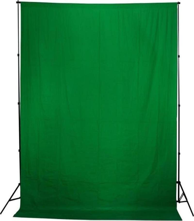 Greenbox Chromakey Green Screen Yeşil Fon Perde 2X3M Yeni