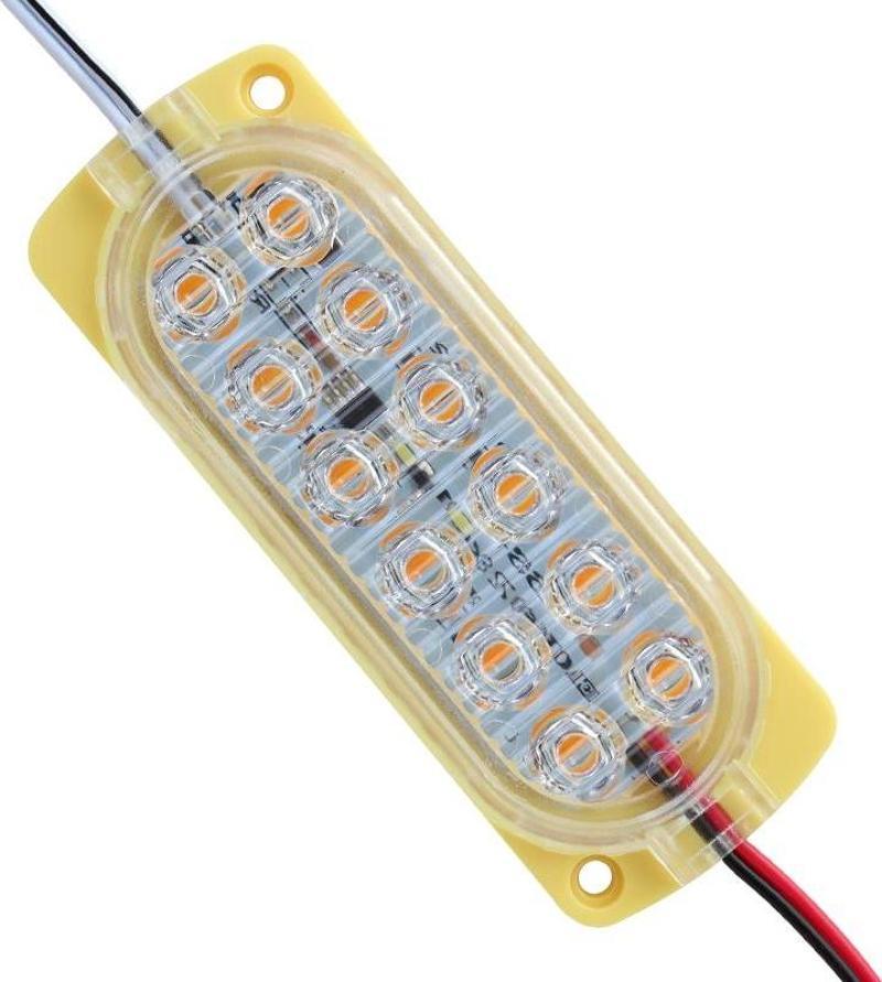 MODÜL LED 24V 1.2W PARLAK YANIP SÖNEN SARI 2835