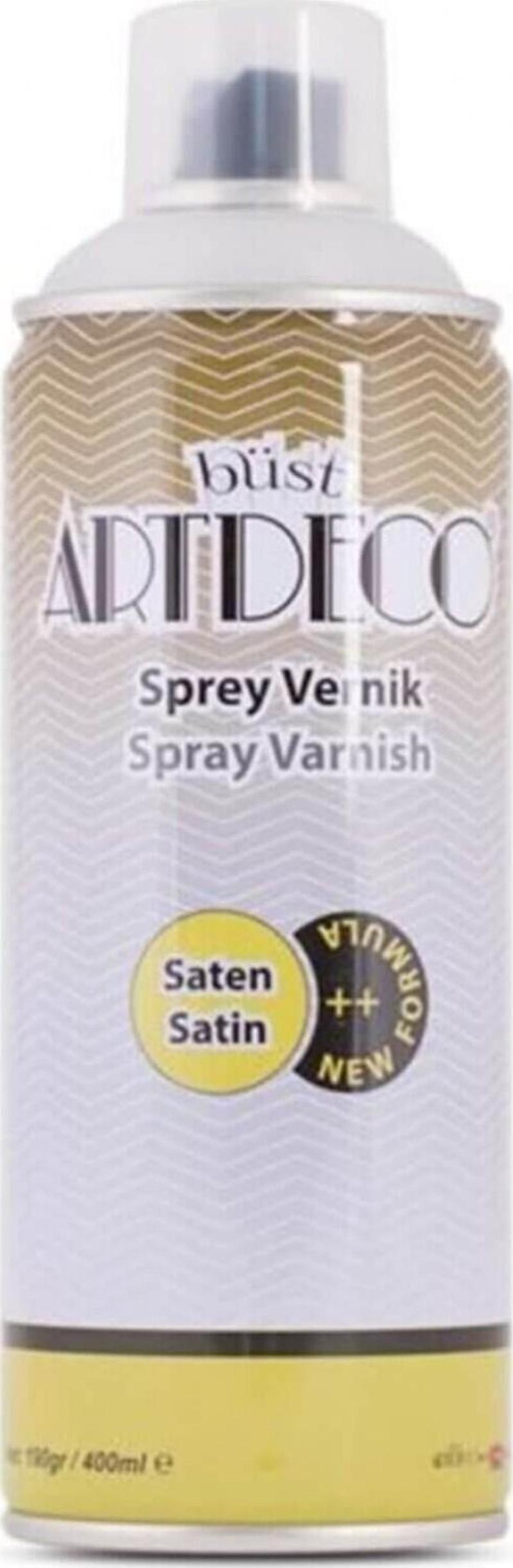 Su Bazlı 400ml Sprey Vernik - Saten