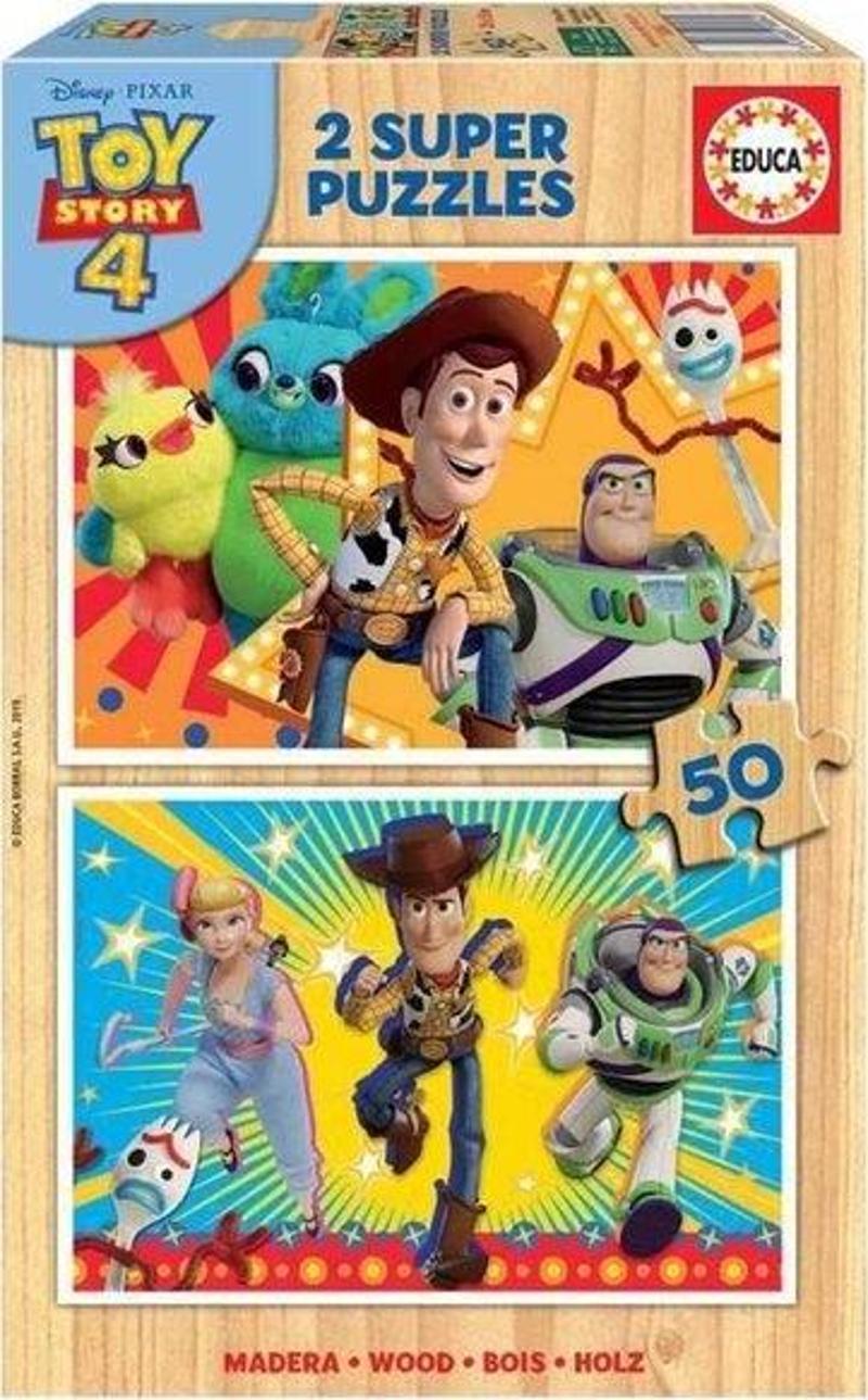 18084 Toy Story 4 2x50 Ahşap Puzzle