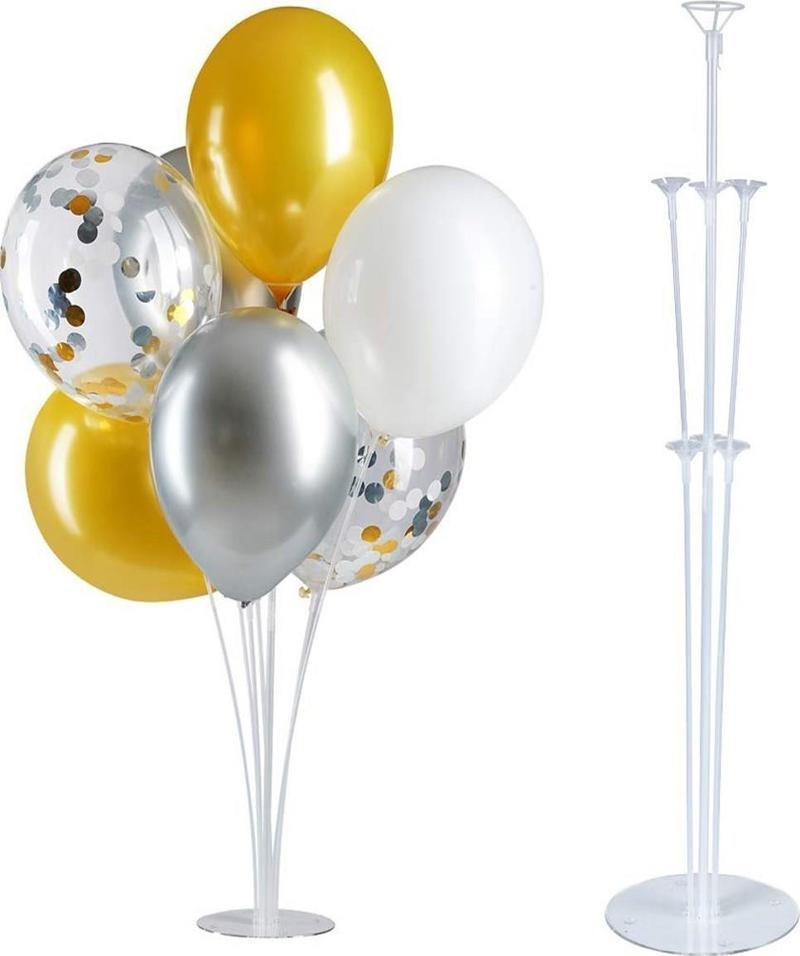 Balon Standı 7 li Doğum Günü Parti Düğün Nişan Özel Gün Dekorasyon Balon Süslemeleri