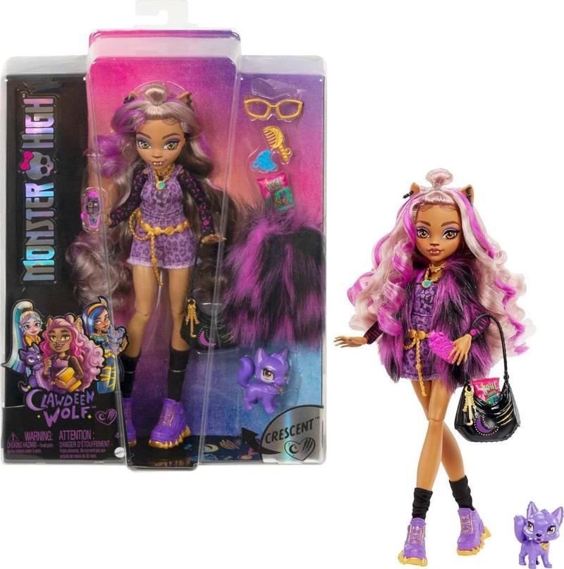 Acayip Havalı Arkadaşlar Monster High Bebekler Clawdeen Wolf