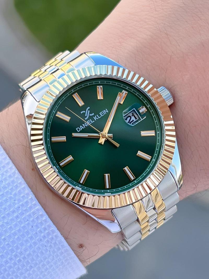 Çelik Kordon Rolex Kasa+Takvim 3 Atm Suya Dayanıklı Erkek Kol Saati EDK.1.10665-7