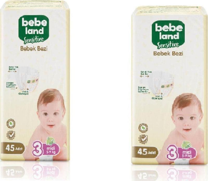 Sensitive Bebek Bezi Hesaplı Paket 3 Numarax2 Adet