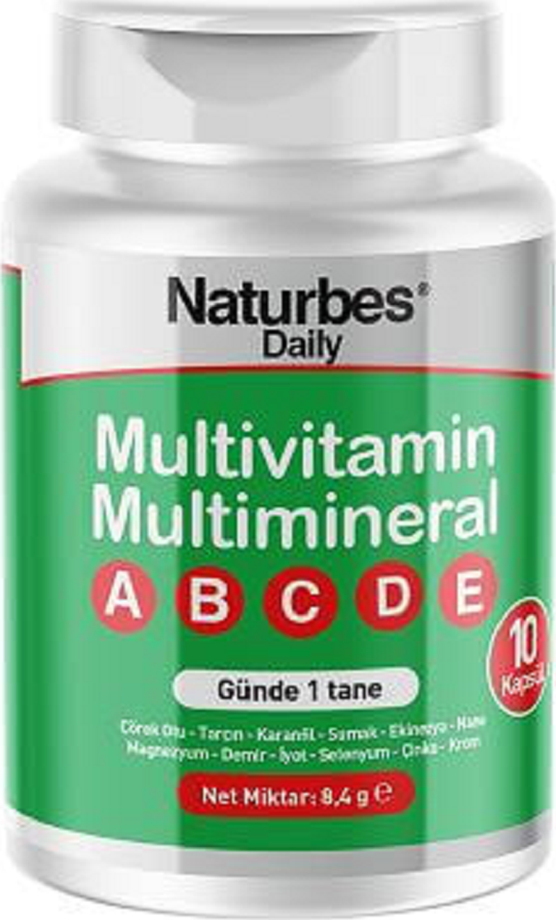 Naturbes Daily Multivitamin 10 Kapsül