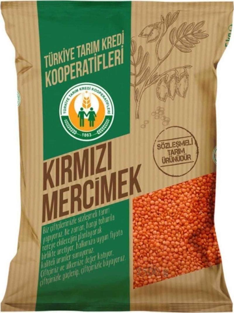 Kırmızı Mercimek 2,5 Kg