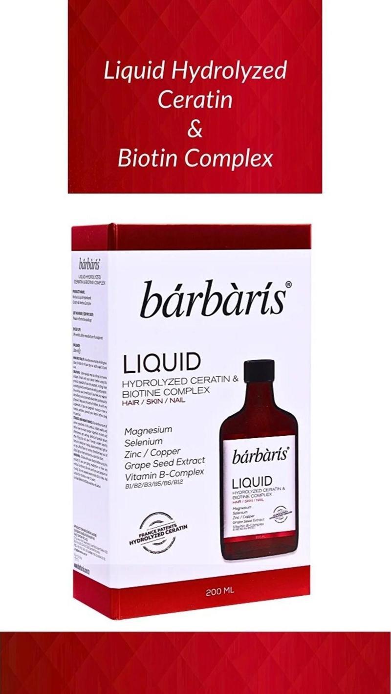 Liquid Hydrolyzed Ceratin and Biotin Complex 200 ml