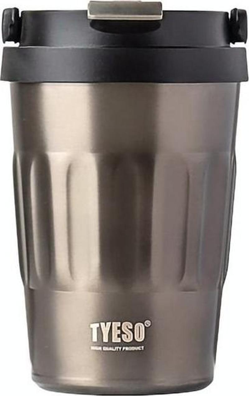 Termos Coffe Mug Vaku Mlu Paslanmaz Çelik Taşıma Kulplu 400 Ml