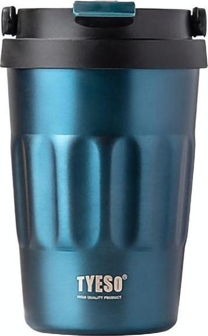 Termos Coffe Mug Vaku Mlu Paslanmaz Çelik Taşıma Kulplu 400 Ml