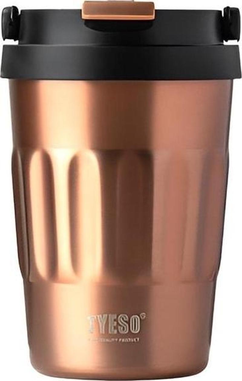 Termos Coffe Mug Vaku Mlu Paslanmaz Çelik Taşıma Kulplu 400 Ml