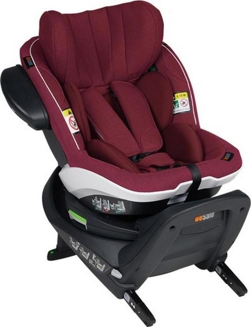 iZi Turn i-Size Isofix 0-18 kg Oto Koltuğu Burgundy Melange