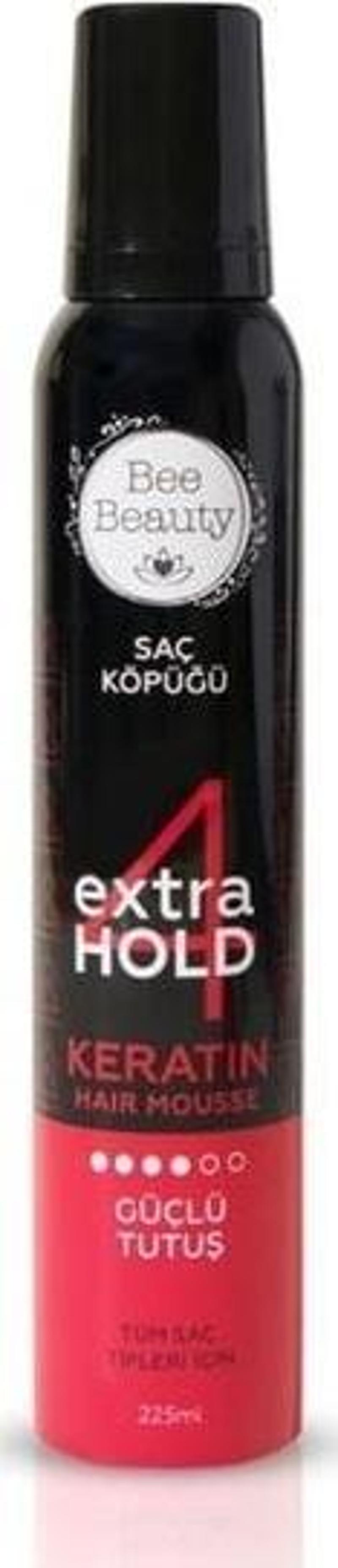 Keratin Güçlü Tutuş Saç Köpüğü 225 ML