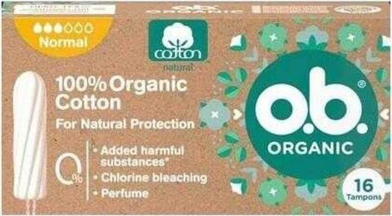 O.B Tampon Organic 16'lı Normal