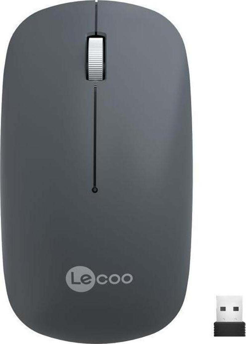 Lenovo Lecoo WS214 Kablosuz Mouse Gri