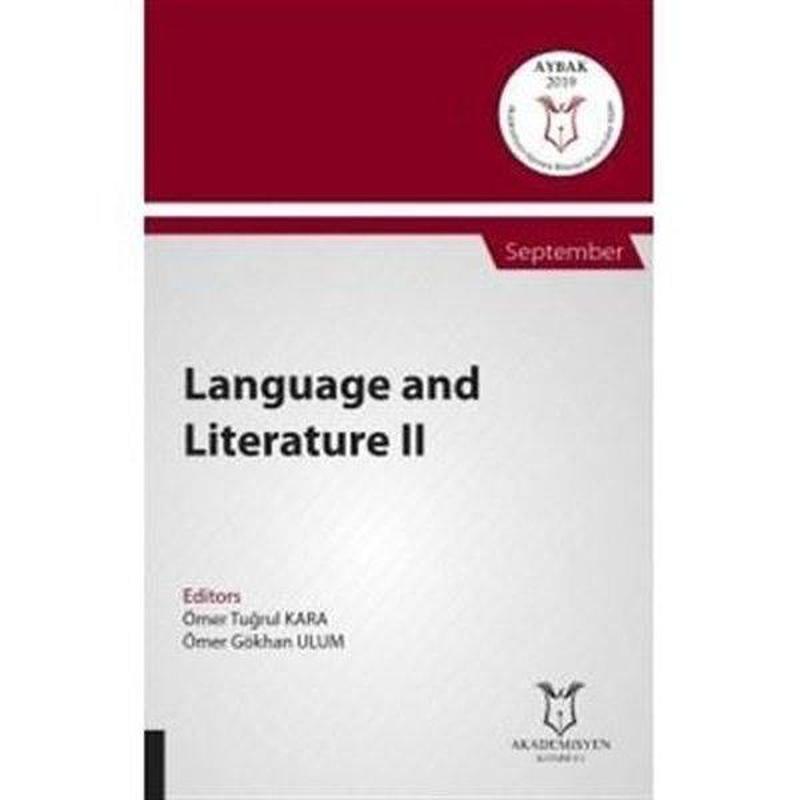 Akademisyen Kitabevi Language and Literature 2 - Kolektif