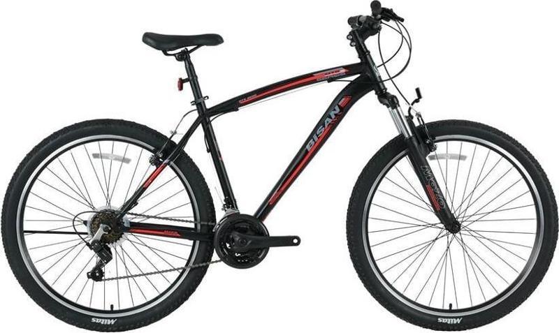 MTS 4600 ERKEK DAĞ BİSİKLETİ 34CM V 24 JANT 21 VİTES MAT SİYAH TURUNCU