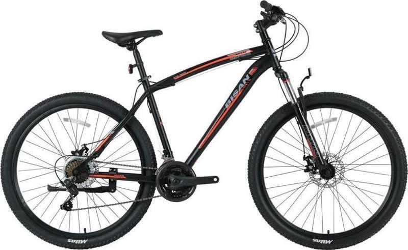 MTS 4600 ERKEK DAĞ BİSİKLETİ 44CM MD 26 JANT 21 VİTES MAT SİYAH TURUNCU