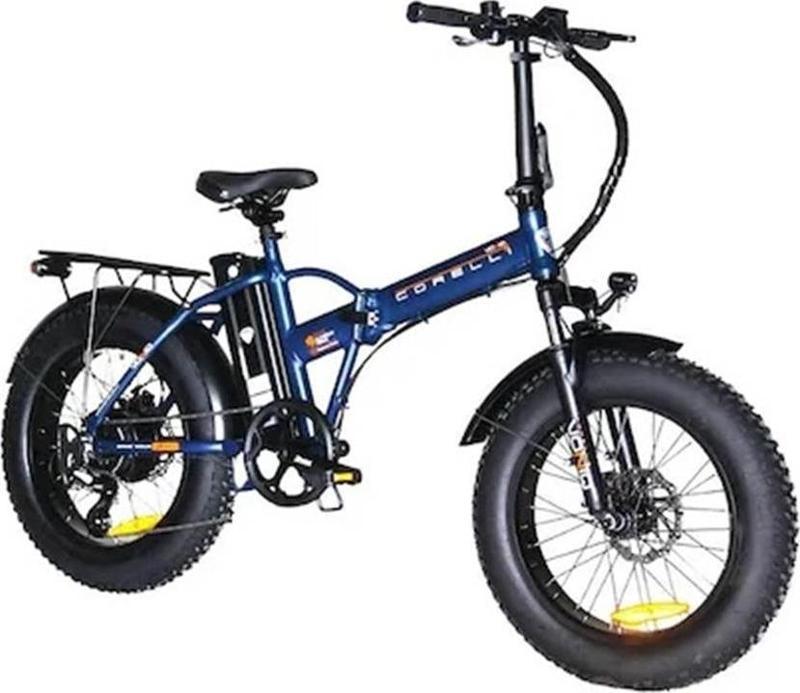 VONIQ ECO FAT BIKE ELEKTRİKLİ KATLANIR BİSİKLET 42CM MD 20 JANT 7 VİTES NAVY BLUE