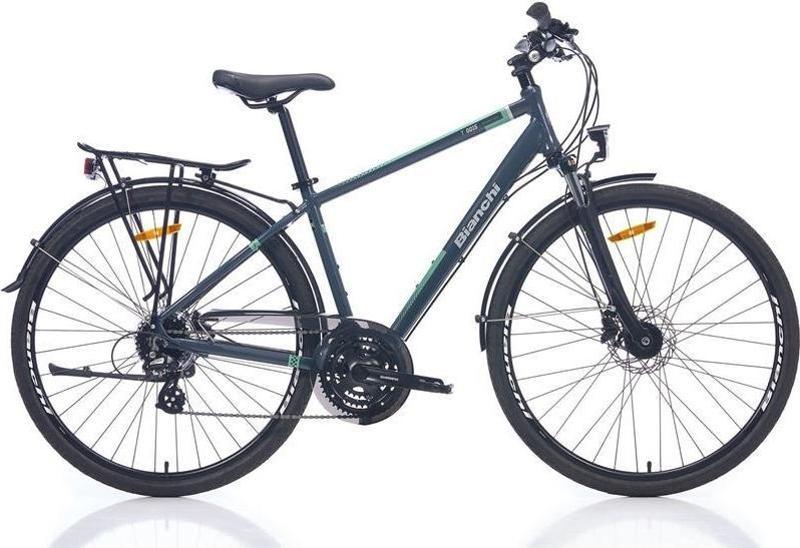 BIANCHI T0015D ERKEK ŞEHİR BİSİKLETİ 450H HD 28 JANT 24 VİTES DARKGREY CELESTE YS7322