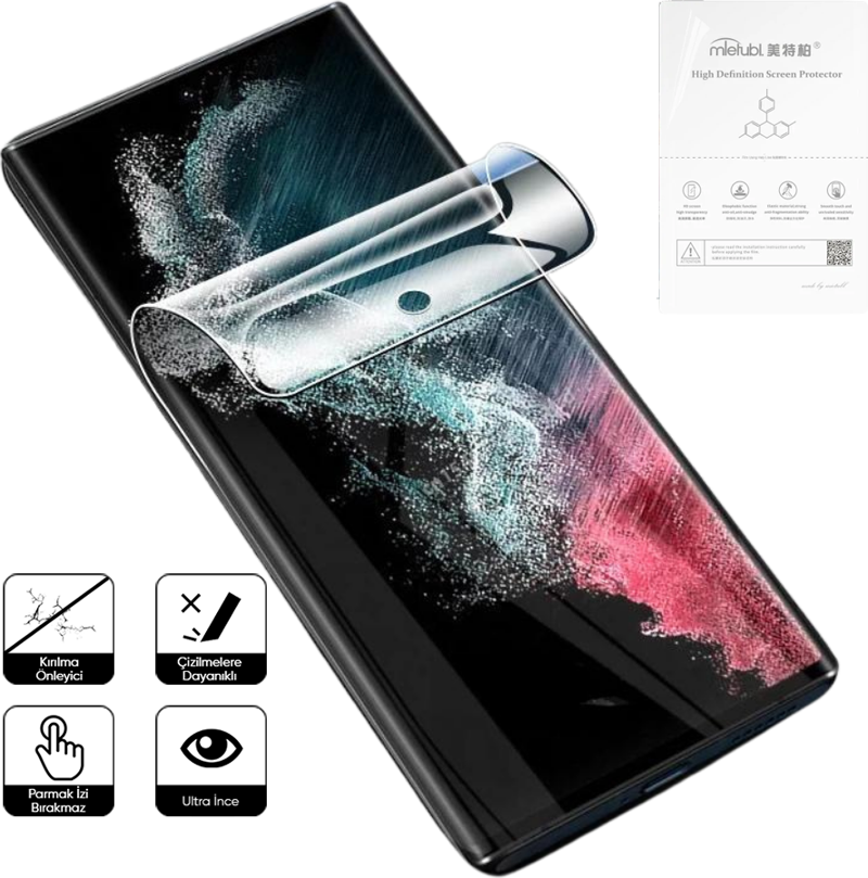 Honor Play 40 Plus Esnek Nano Kırılmaz Cam Ekran Koruyucu Film 