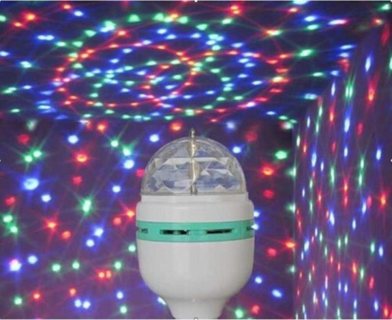 Mane Disco Ampül Led Işıklı Döner Başlıklı - Magic Bulp