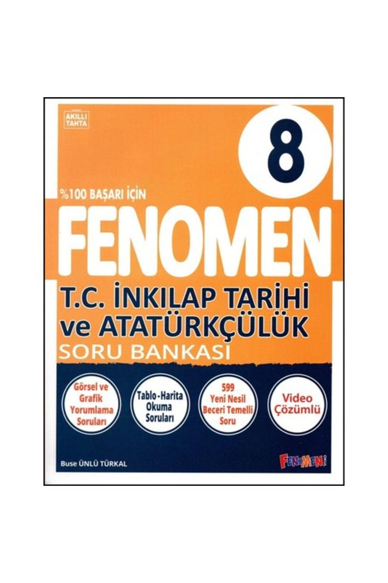 Fenomen 8. Sınıf Lgs Inkılap Tarihi ve Atatürkçülük Soru Bankası Hediyeli