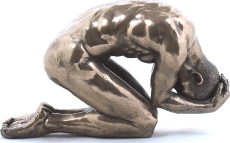 Nude Body Çıplak Adam Figürü 23 cm