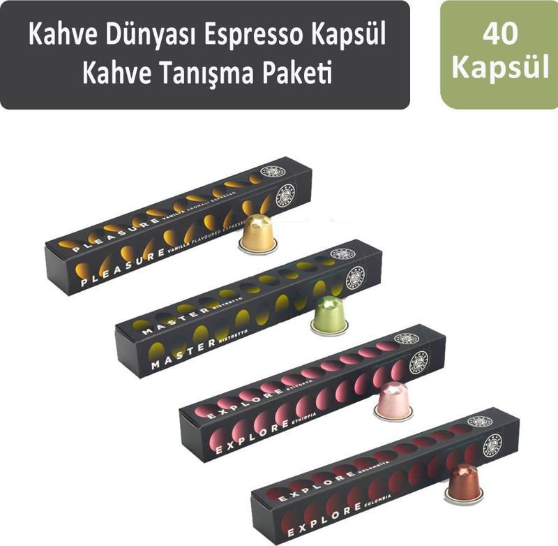 Espresso Kapsül Tanışma Paketi 40 Kapsül