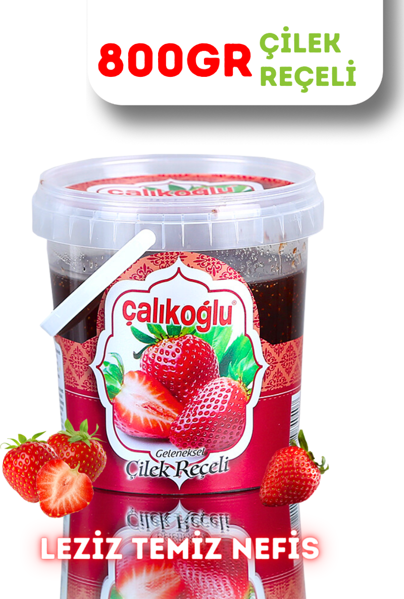 Geleneksel Çilek Reçeli 800 gr (Kova)