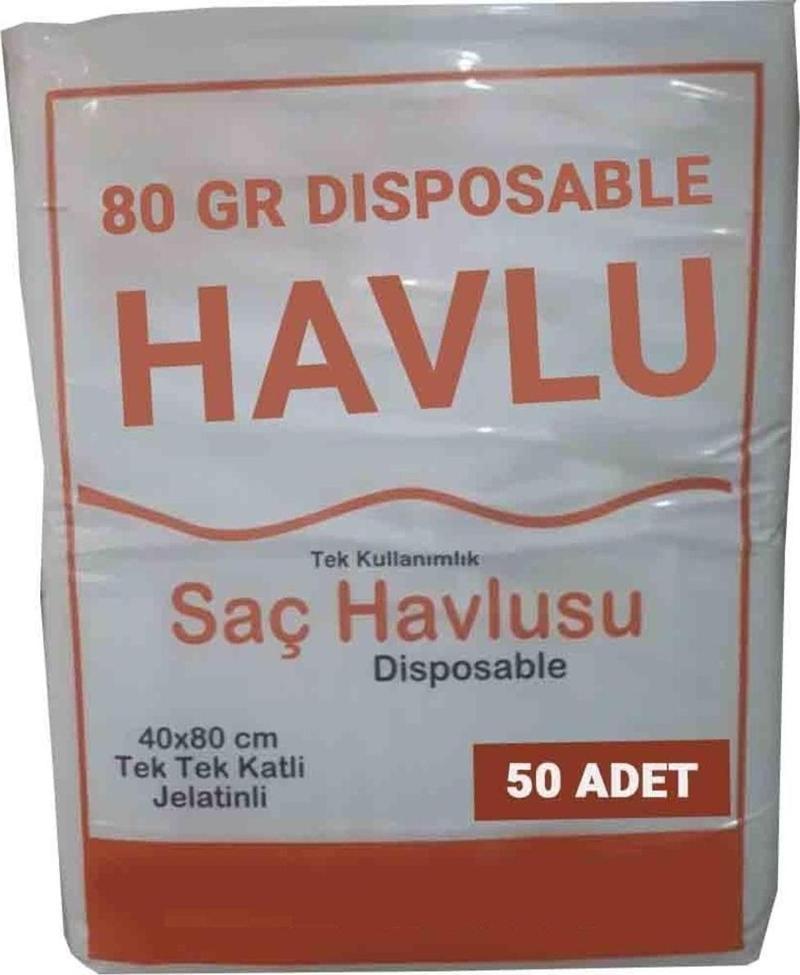 500 Adet Tek Kullanımlık Otel Buklet Sauna Kuaför Saç Baş Spor Salonu Seyahat Havlusu 80 Gr 40×80