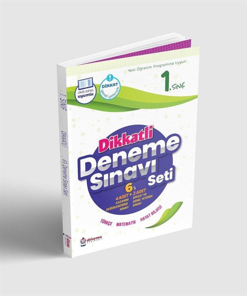Atlı Karınca Yayınları 1. Sınıf Dikkatli Deneme Sınavı Seti