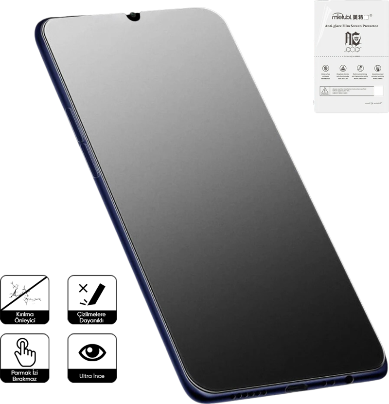 Meizu 20 Pro Matte Esnek Ekran Kırılmaz Cam Ekran Koruyucu Film 