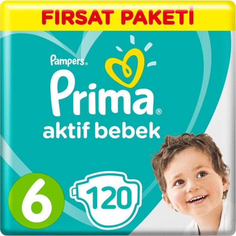 Bebek Bezi 6 Beden Fırsat Paketi 13-18 Kg (3*40) 120 Adet