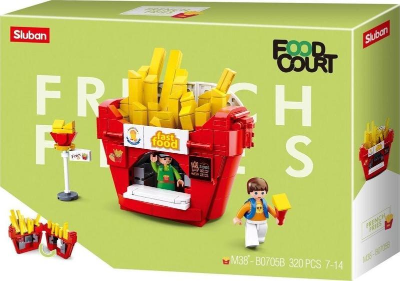 Food Court French Fries 320 Parça Lego yapım seti B0705B