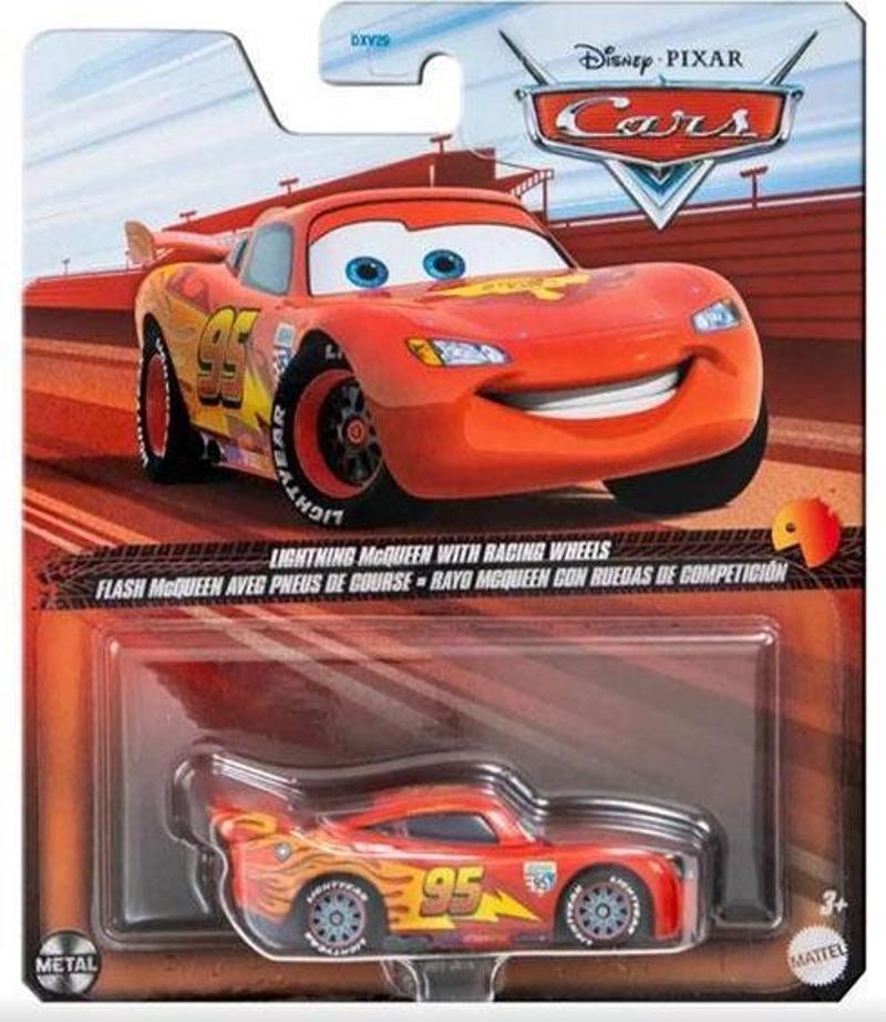 Disney Pixar Cars Lightning McQueen With Racing Wheels (1/55)