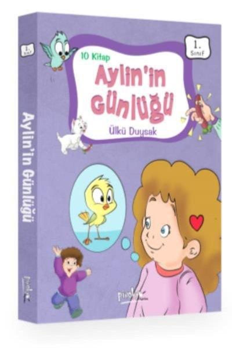 Pinokyo 1. Sınıf Aylin'in Günlüğü Seti 10 Kitap Takım - Kolektif