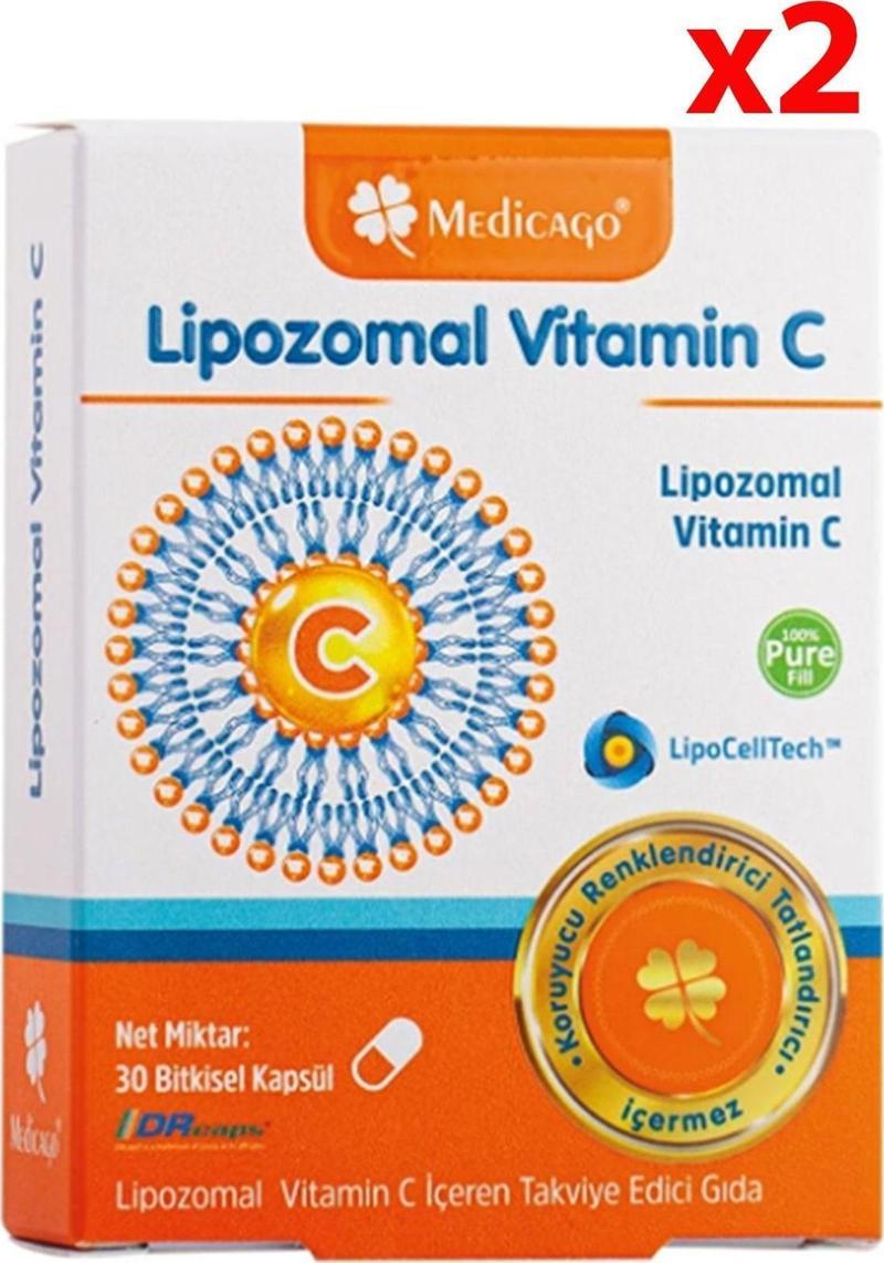 Lipozomal Vitamin C 30 Bitkisel Kapsül 2 Adet