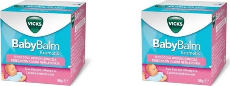 Vicks Baby Balm 50 Gr 2 Kutu